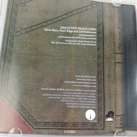 🔥4/$20 Alicia Keys The Diary Of Alicia Keys CD -R&B Soul 2000s *MINIMAL WEAR - Picture 10 of 14